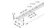 NIED Reihenschiene, C-Profil  2910/1 SQA 