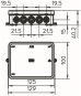 OBO A 18 Kabelabzweigkasten 125x100x38 