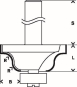 Bosch Profilfräser B 8mm R1   2608628395 