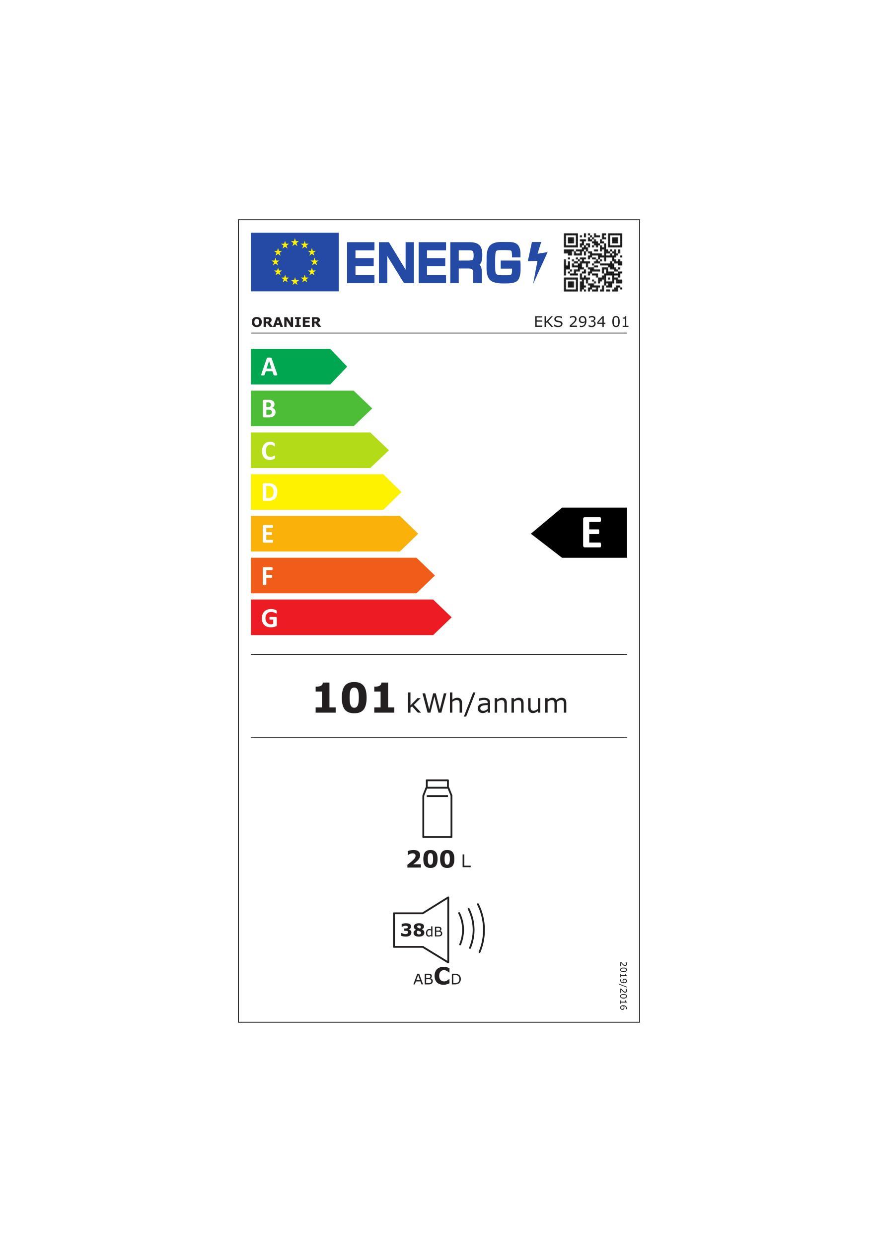 Oranier EKS 2934 EB-Kühlschrank (A) 