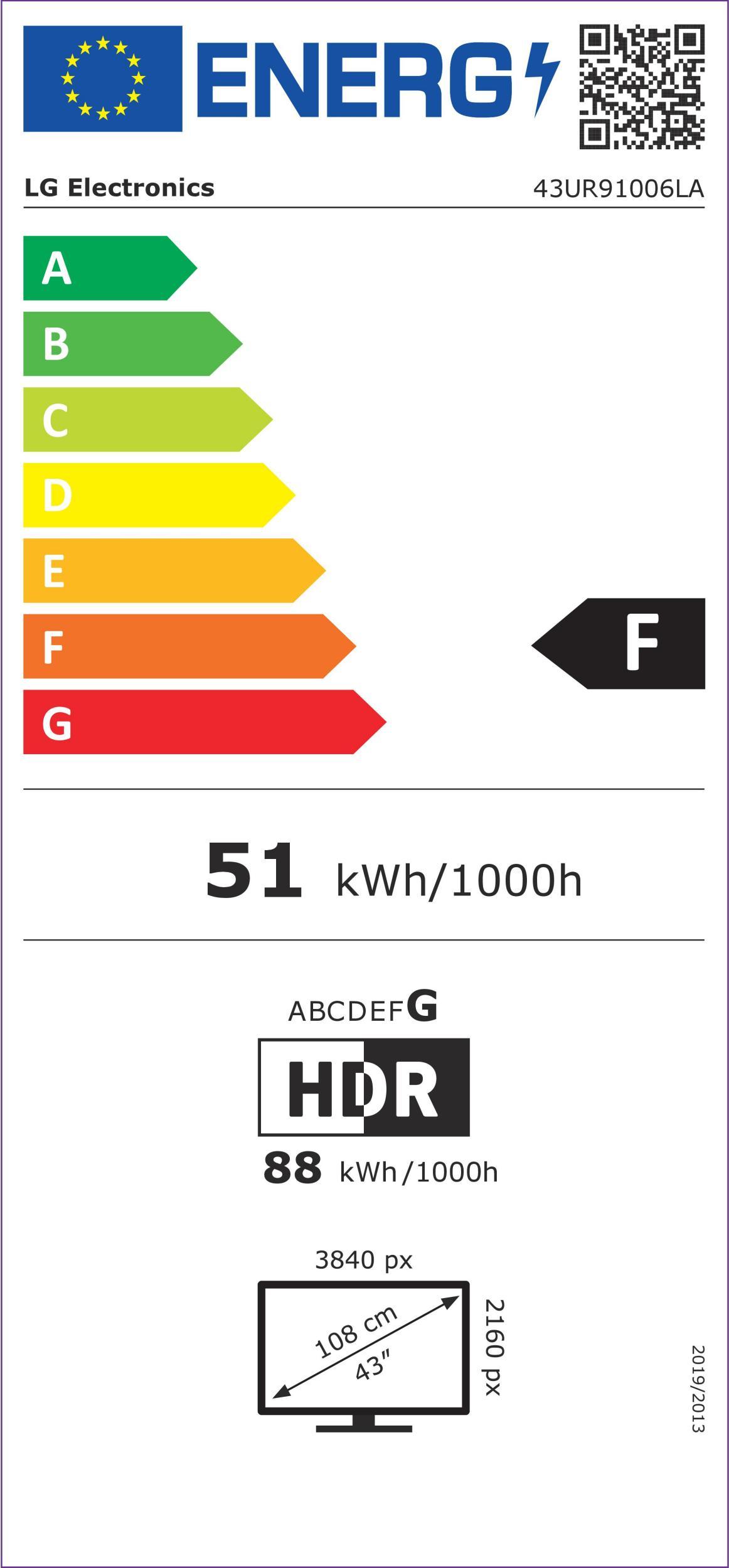 LG 43UR91006LA sw LED-TV 