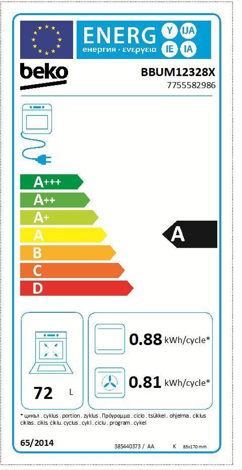 Beko BBUM 12328 X Ed EB-Herdset 