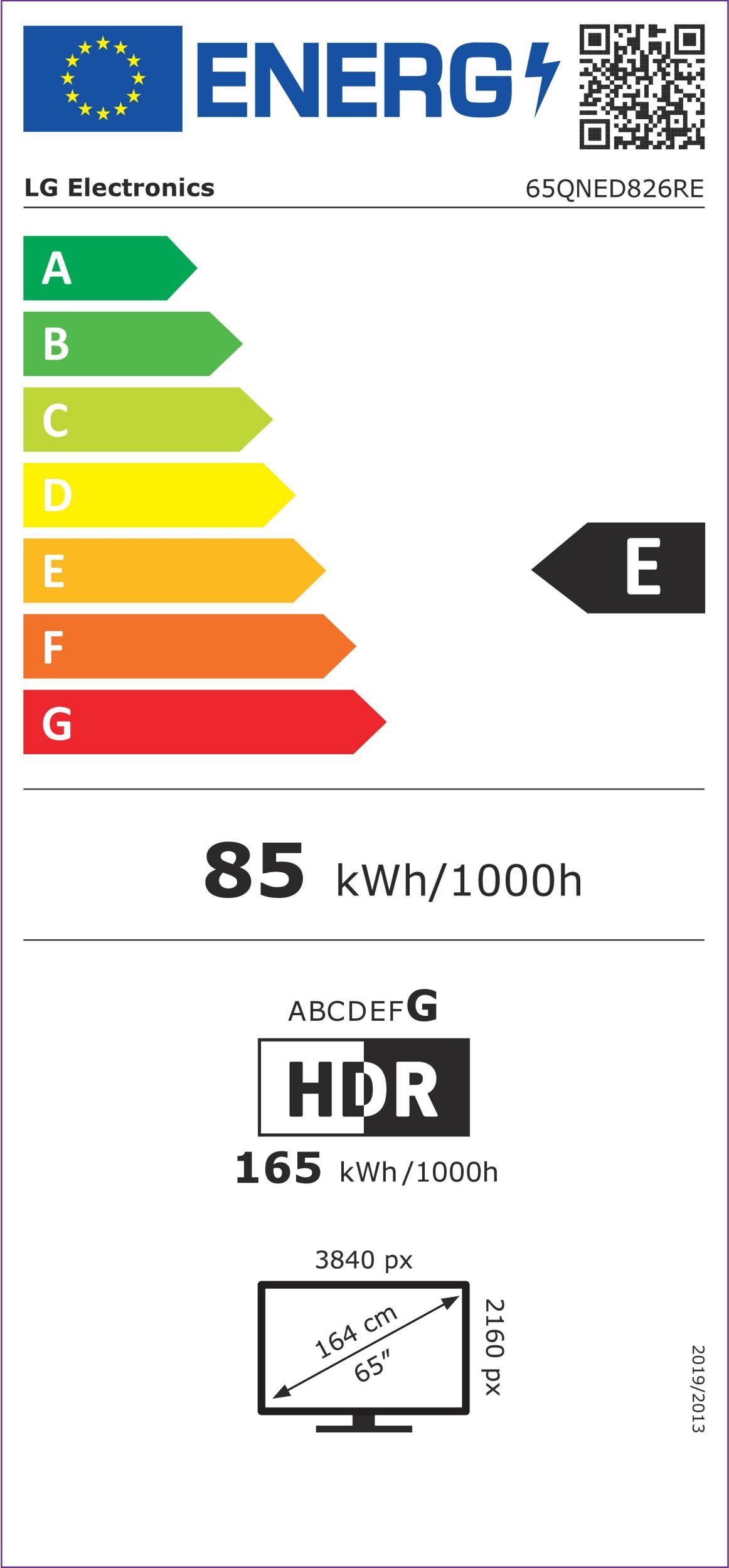 LG 65QNED826RE sw QNED LED-TV FH 