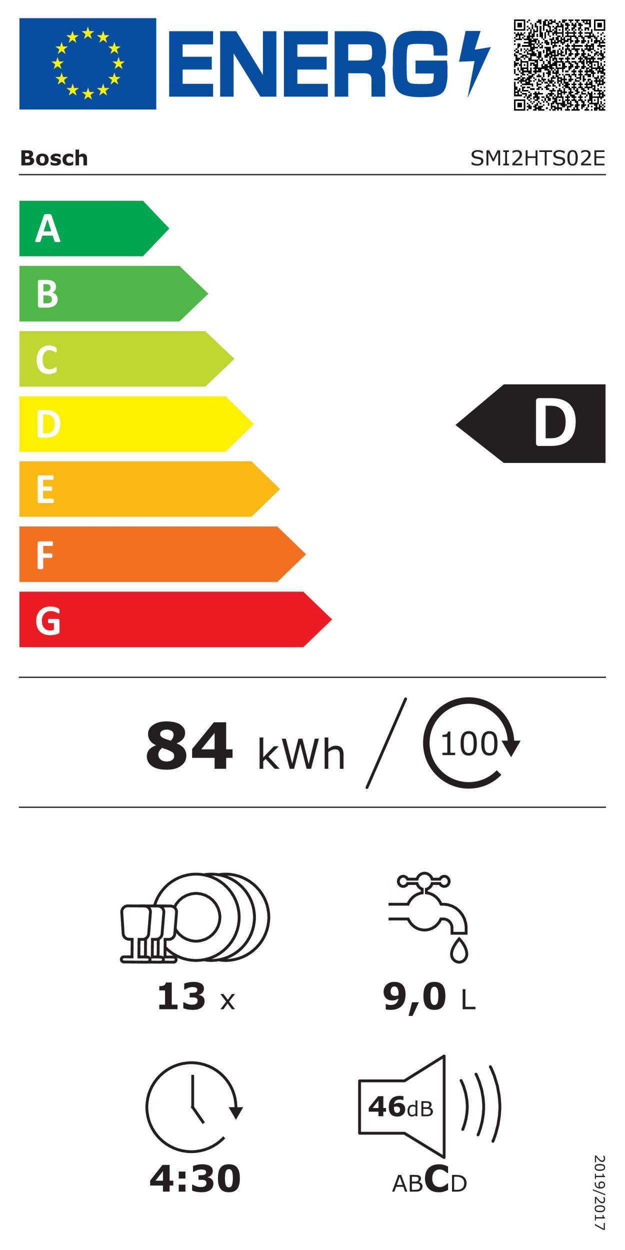 Bosch SMI2HTS02E Ed EB-Geschirrspüler 