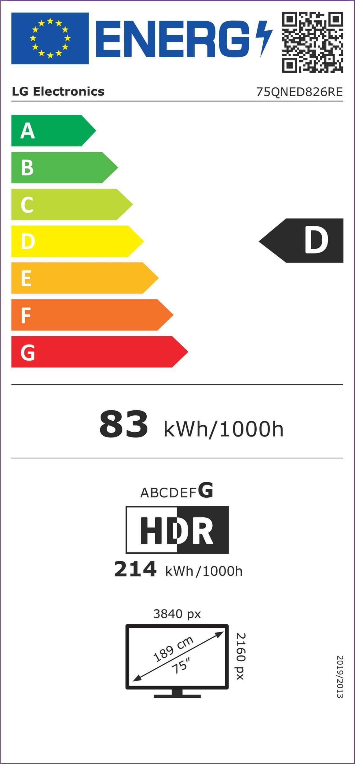 LG 75QNED826RE sw QNED LED-TV FH 