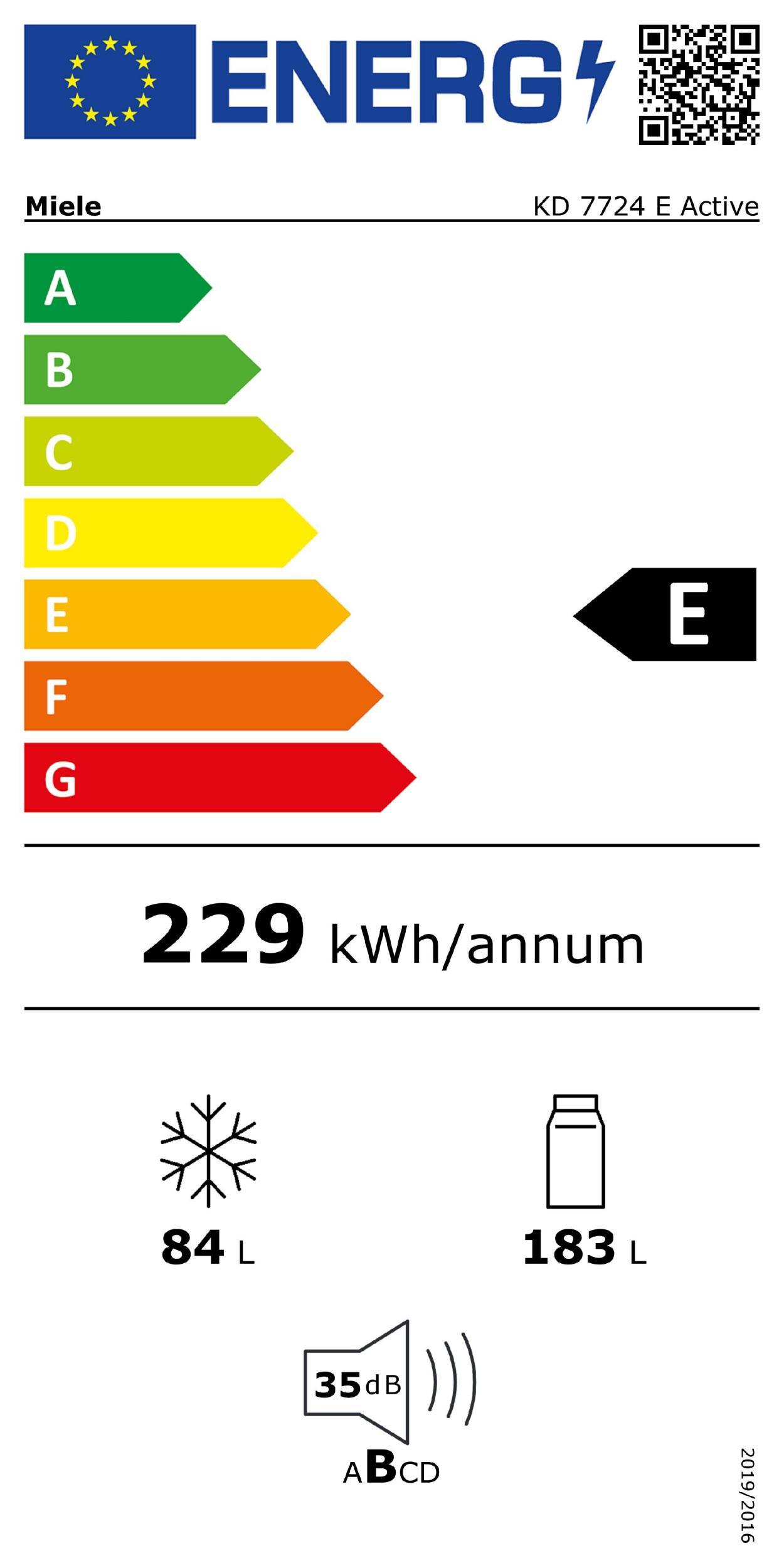 Miele KD 7724 E EB-Kühlkombi 