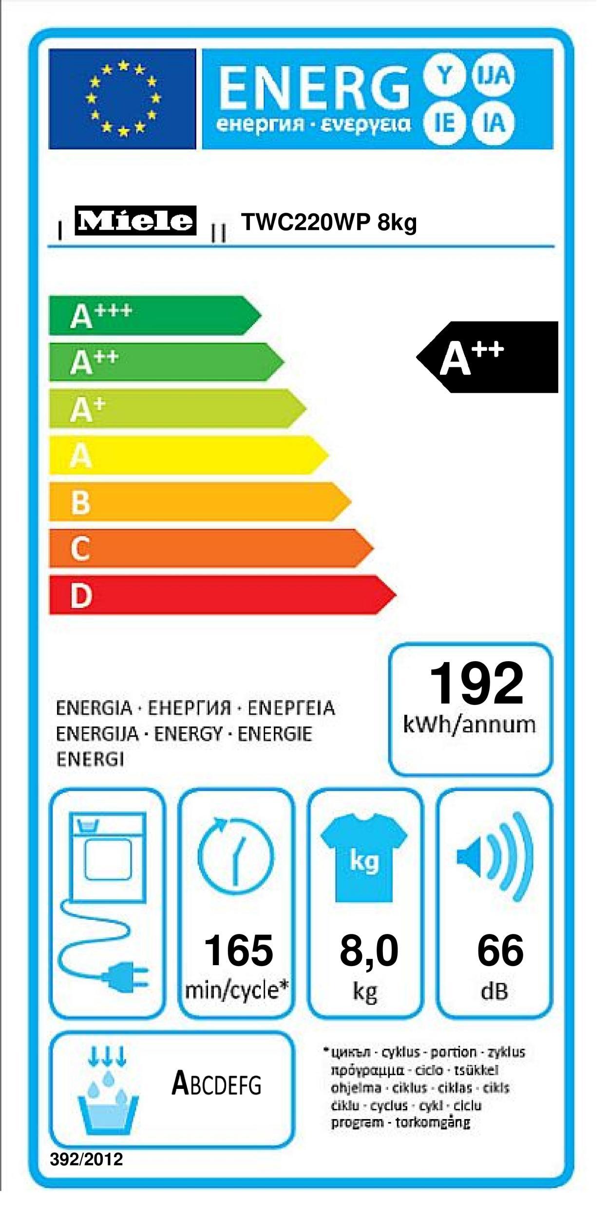 Miele TWC 220 WP Wärmepumpentrockner 