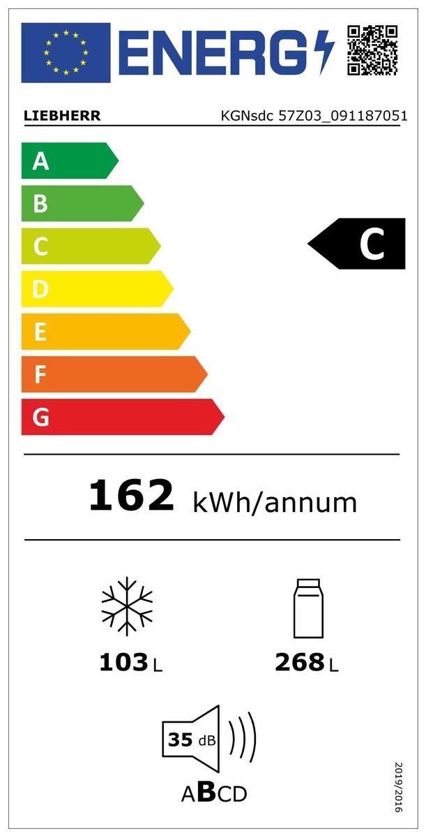 Liebherr KGNsdc57Z03 Ed Kühlkombi (A) 