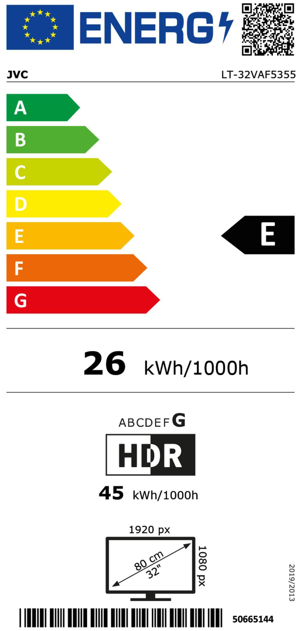 JVC LT-32VAF5355 sw LED-TV Android 