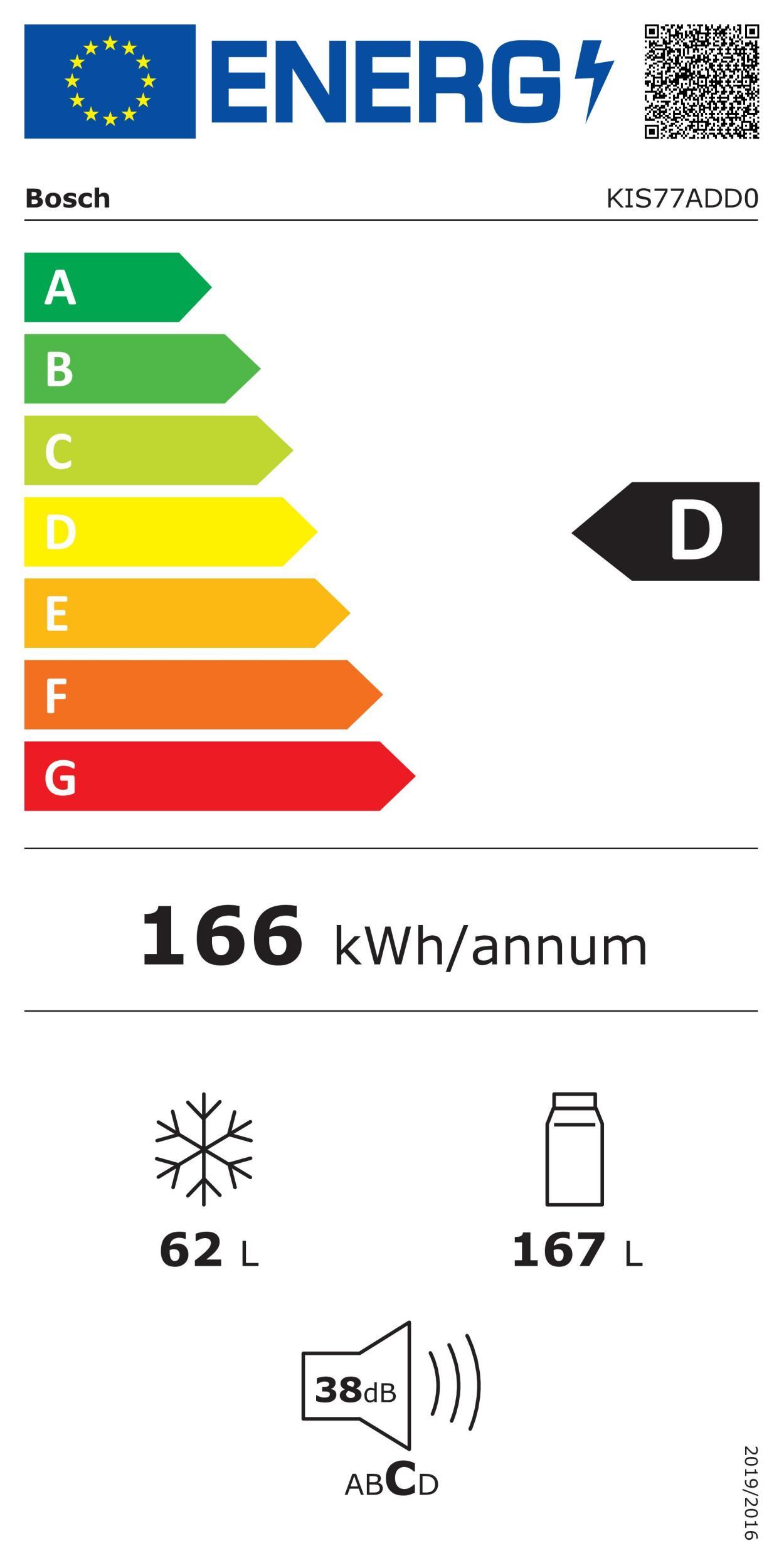 Bosch KIS 77 ADD 0 EB-Kühlkombi 