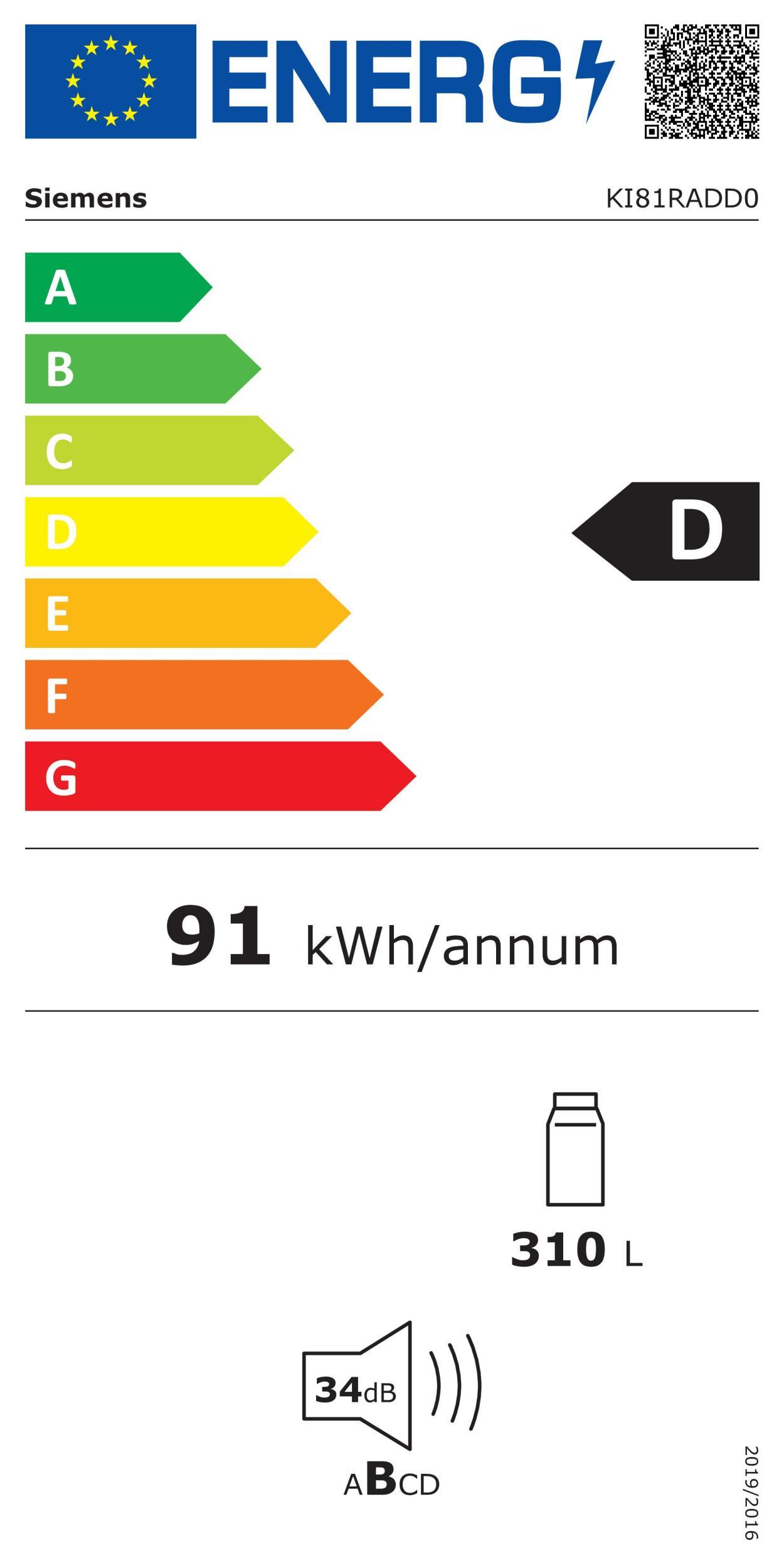 Siemens KI81RADD0 EB-Kühlschrank 