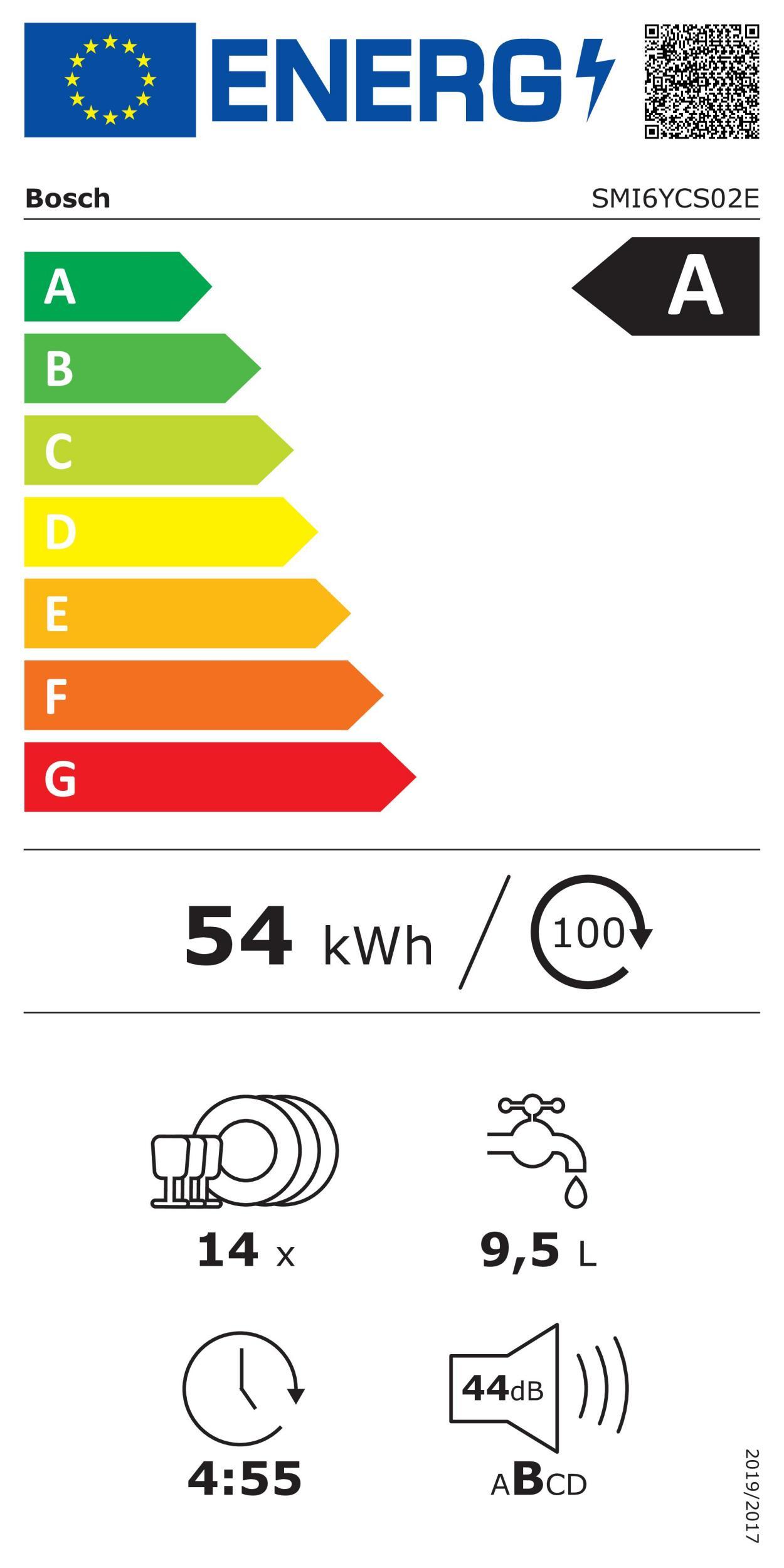 Bosch SMI6YCS02E Ed EB-Geschirrspüler 