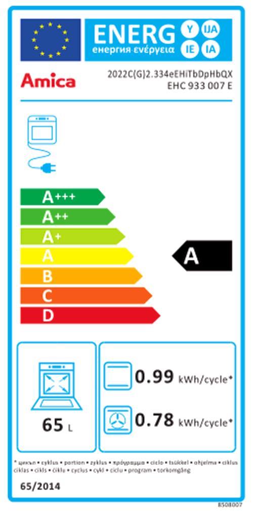 Amica EHC 933007 E Ed EB-Herdset 