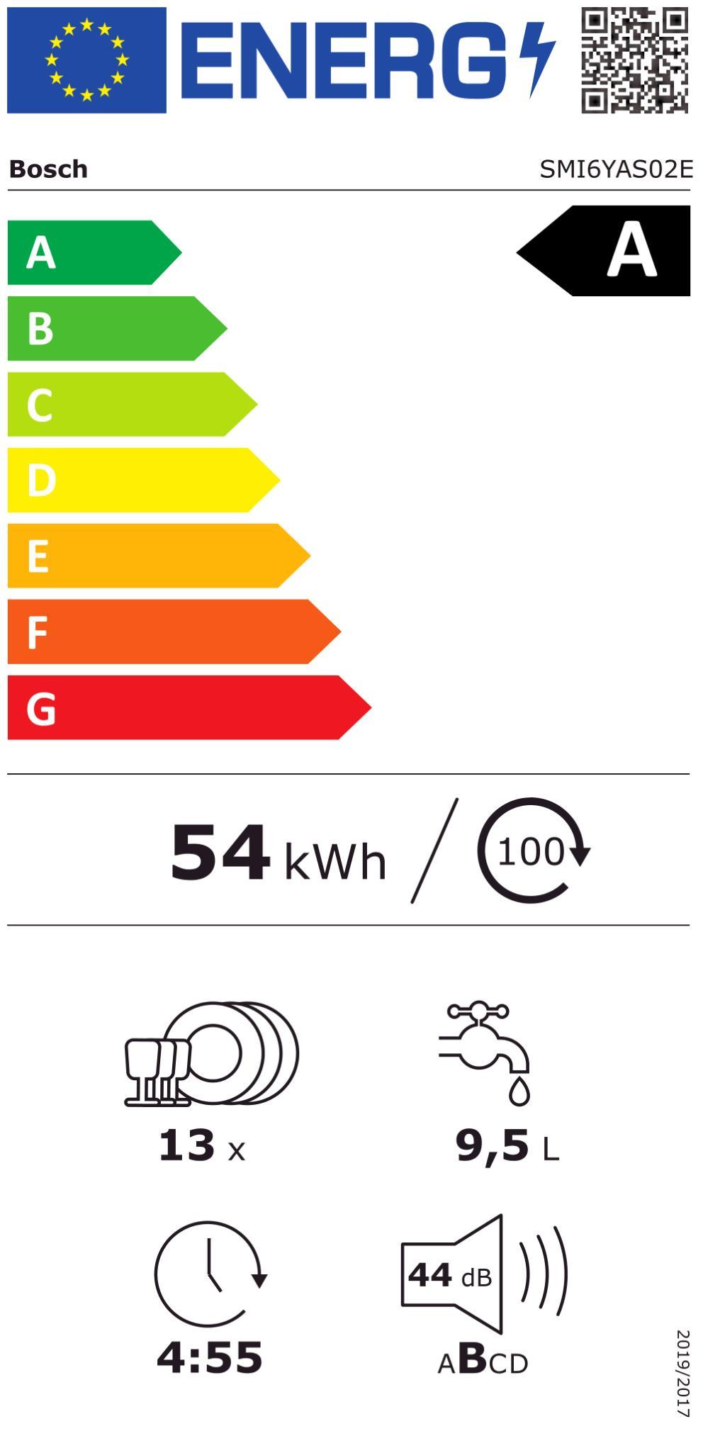 Bosch SMI6YAS02E Ed EB-Geschirrspüler 