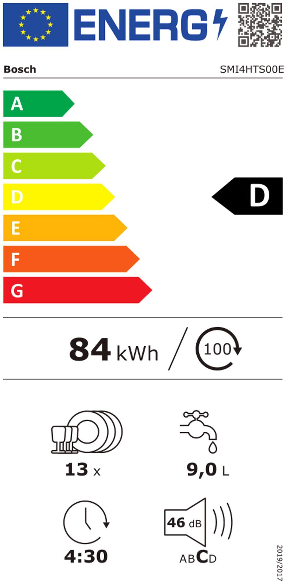 Bosch SMI4HTS00E Ed EB-Geschirrspüler 