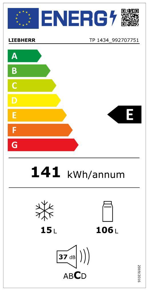 Liebherr TP 1434-22 Tischkühlschrank (A) 