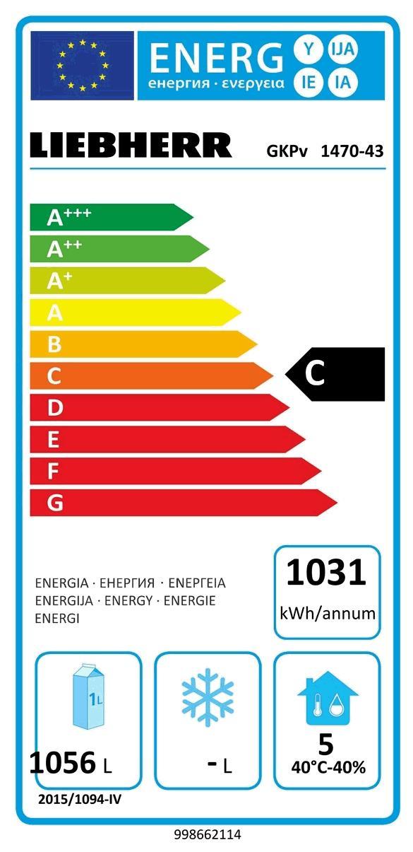 Liebherr GGPv 1470-43 Gastrogefrierschr. 