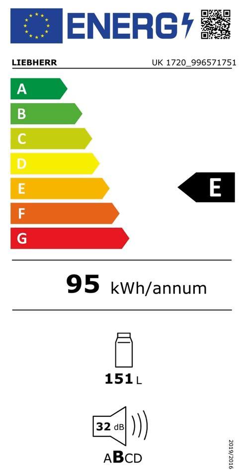 Liebherr UK 1720-26 UB-Kühlschrank 