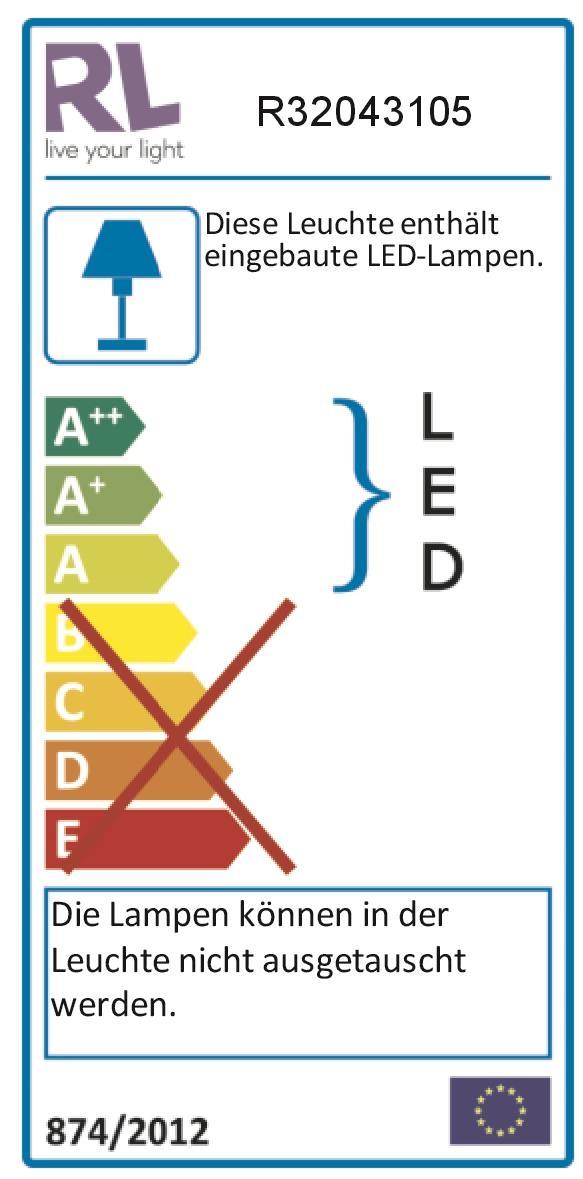 Trio LED-PL PAROS,             R32043105 