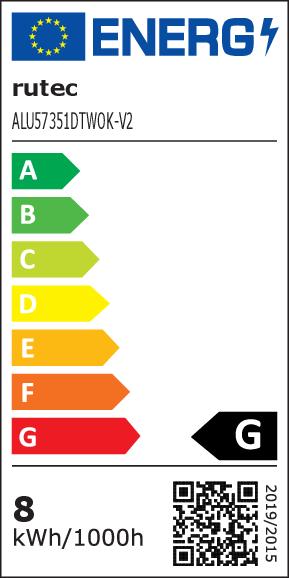 RUTEC LED Einbaustr. 7W ALU57351DTWOK-V2 
