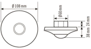 ESYLUX Präsenzmelder     PD-C360/8 Slave 