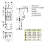 WAGO 221-505 Befestigungsadapter,für 