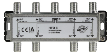 ASTRO Verteiler 8-fach 5-1218MHz   HFT 8 