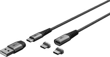 Goobay 2in1 Magnetisches USB-Kabel 