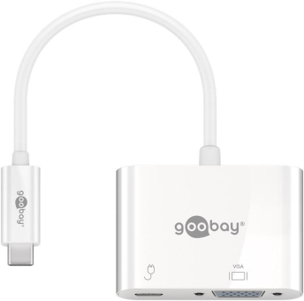Goobay Adapter USB-C auf VGA mit PD 