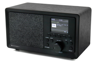 Soundmaster DAB350SW sw Digitalradio 