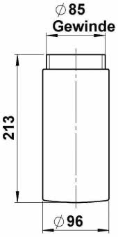 ALBERT Ersatzglas G281 opal     90210281 