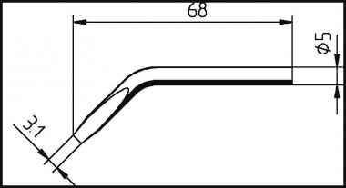 Ersa Lötspitze ERSADUR 3,1mm   0032JD/SB 