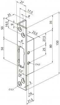 FF WinkelSchließblech    Z29-SBL-3-----1 