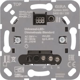 GIRA 540000 S3000 Uni-LED-Dimmeinsatz 