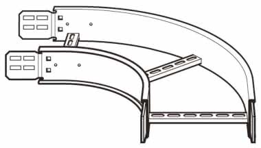 LEGR Bogen 90° B450 tvz.    PFB45090300G 