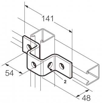 LEGR U-Befestigungsbügel V4A      SB515S 