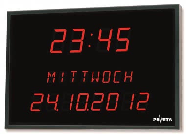 Peweta 42.516.551 LED-Digitaluhr 3-zlg 