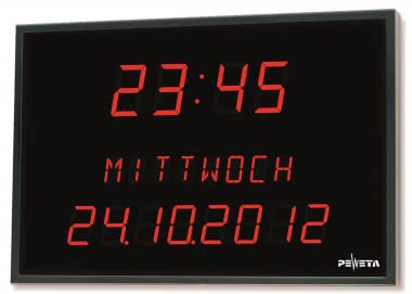 Peweta 52.516.551 LED-Digitaluhr 3-zlg 