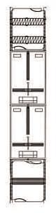 Siemens ALPHA-ZS-SMB H=1350mm, 8GS2078-4 