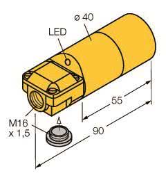 TURCK Induktiver Sensor  NI20-K40SR-AP6X 