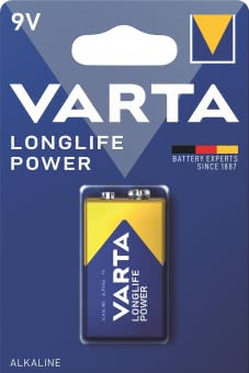 VARTA LONGLIFE Power 9,0V           4922 