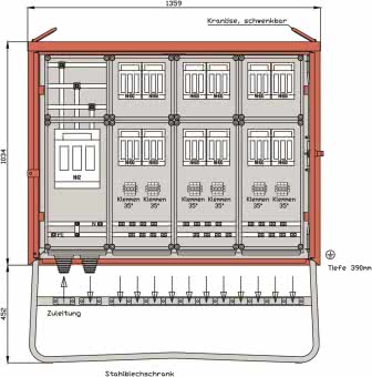 Walther Gruppenverteiler 277kVA  WGV0085 