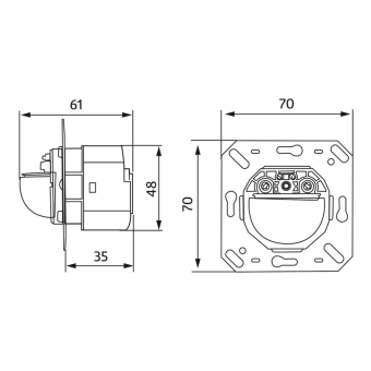 BEG Luxomat Sensoreinsatz für UP   92668 