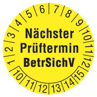 Beha FTC00001239D Prüfetiketten 30mm 