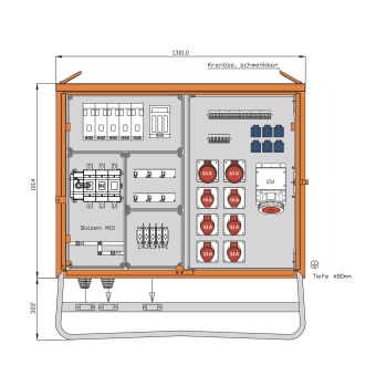 Walther Verteilerschrank 173kVA WV0574R1 