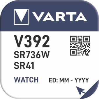 VARTA Knopfzelle                    V392 