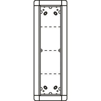 Ritto Portier Rahmen UP 4fach    1881420 