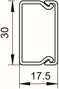 OBO WDKH-15030RW Wand-u.Deckenkanal 