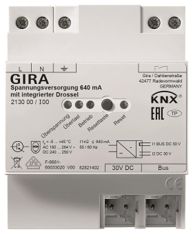 GIRA 213000 Spannungsversorgung 640mA 