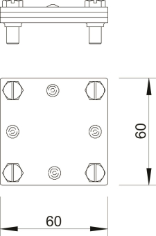 OBO 256 DIN 30 FT Kreuzverbinder 30mm St 